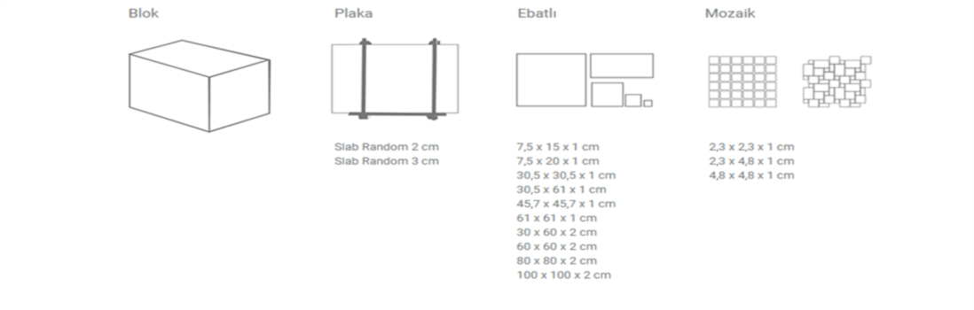 Classic Travertine Teslimat Opsiyonları